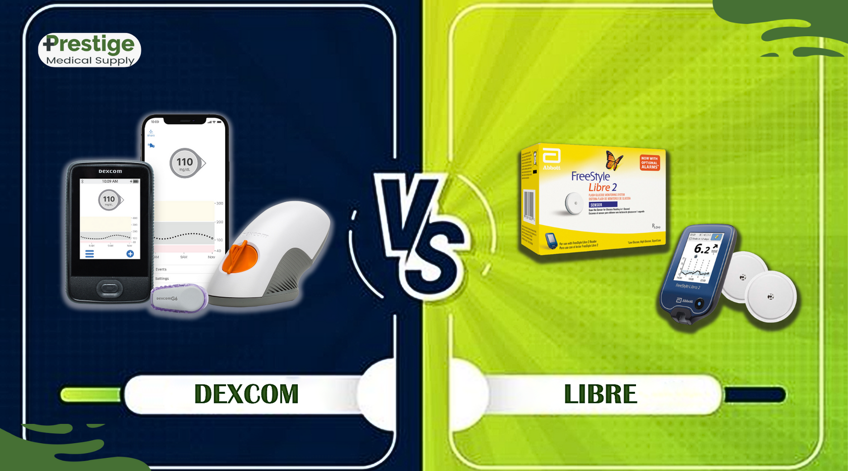 Freestyle Libre Vs Dexcom – Prestige Medical Supply