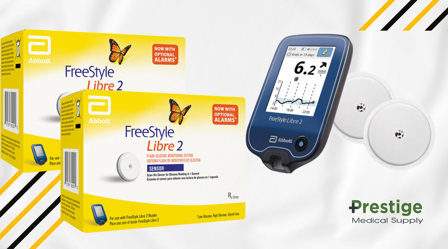 The FreeStyle Libre 14 Day Sensor – Prestige Medical Supply