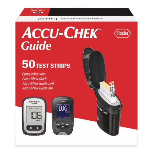 Accu-Chek Guide Blood Glucose Test Strips Box of 50