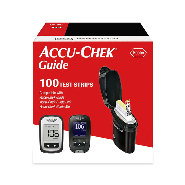Accu-Chek Guide Blood Glucose Test Strips Box of 100