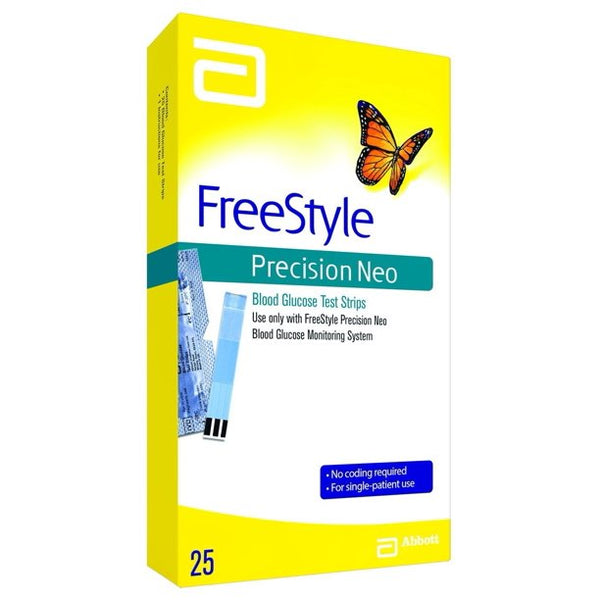 FreeStyle Precision Neo Blood Glucose Test Strips 25 Count
