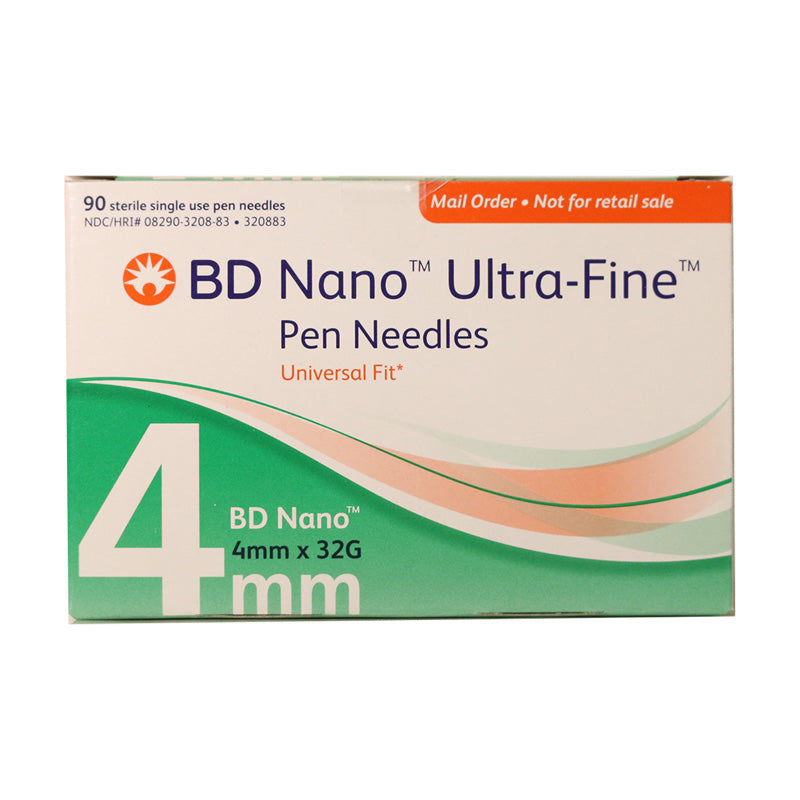 BD Ultra-Fine Nano Pen Needles 32g 4mm 90