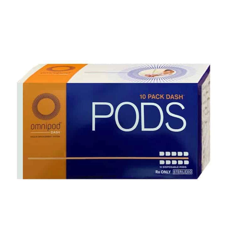 Omnipod dash pods for the omnipod dash system- 10 Pack