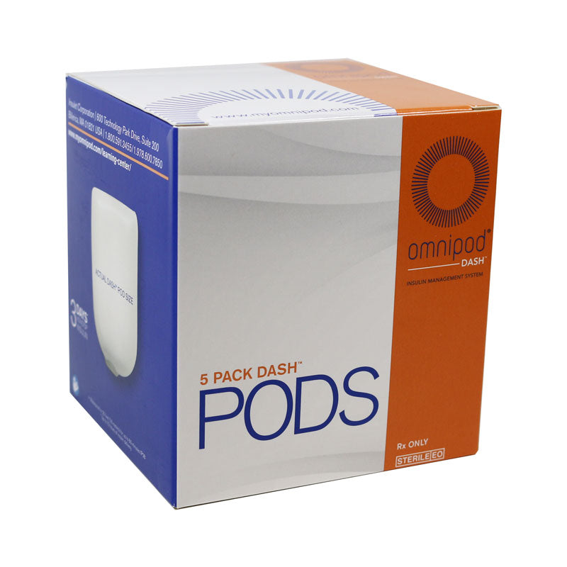 Omnipod Dash Pods for the Omnipod Dash System Box of 5