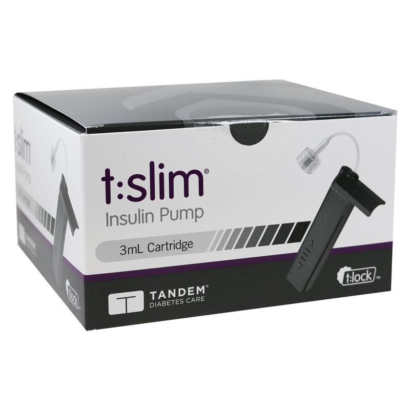 Tandem t:slim 3mL Cartridge With t:lock Box of 10